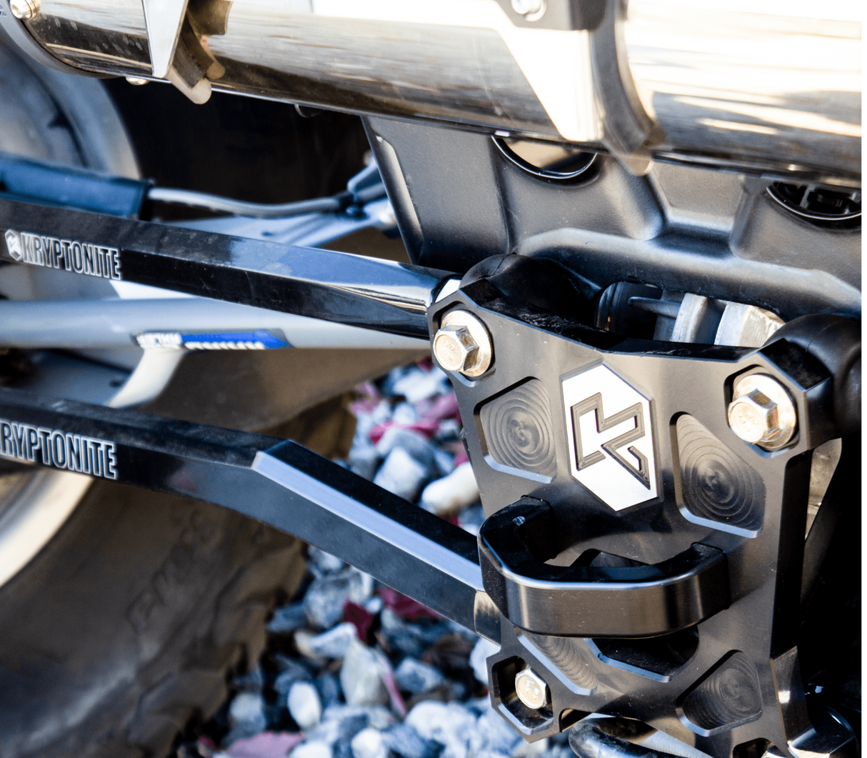 2014-2023 Polaris Death Grip Rear Radius Plate (KRZRRP3)-UTV Steering Components-KRYPTONITE-Dirty Diesel Customs