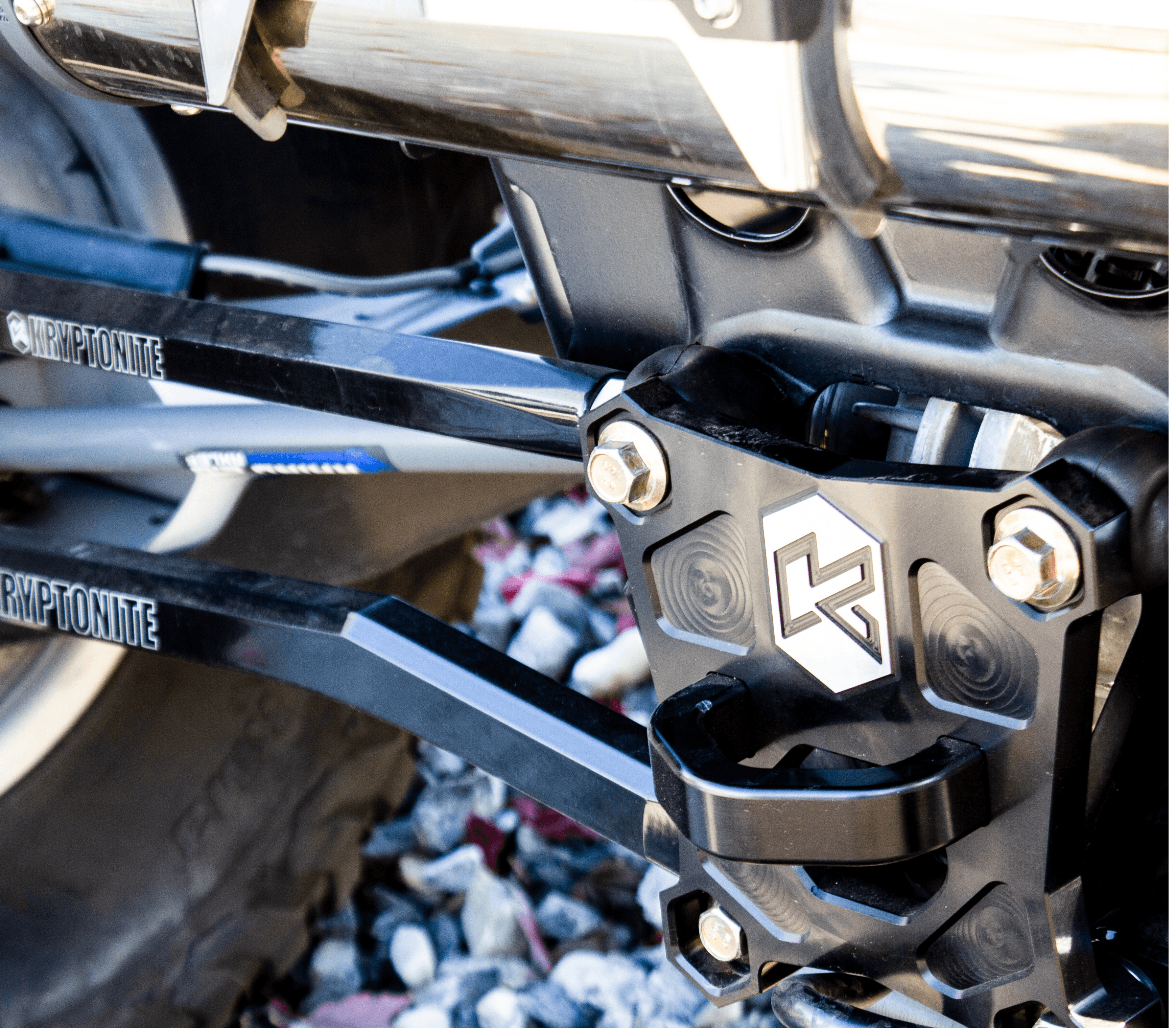 2014-2023 Polaris Death Grip Rear Radius Plate (KRZRRP3)-UTV Steering Components-KRYPTONITE-Dirty Diesel Customs