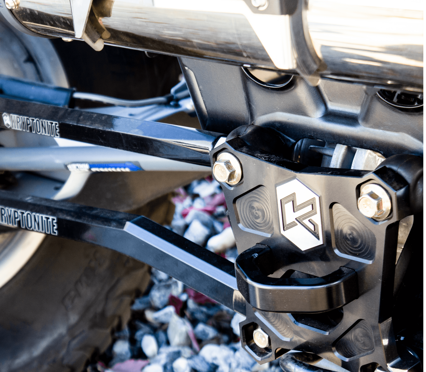 2014-2023 Polaris RZR KRYPTONITE Death Grip Rear Radius Plate (KRZRRP1)-UTV Steering Components-KRYPTONITE-Dirty Diesel Customs