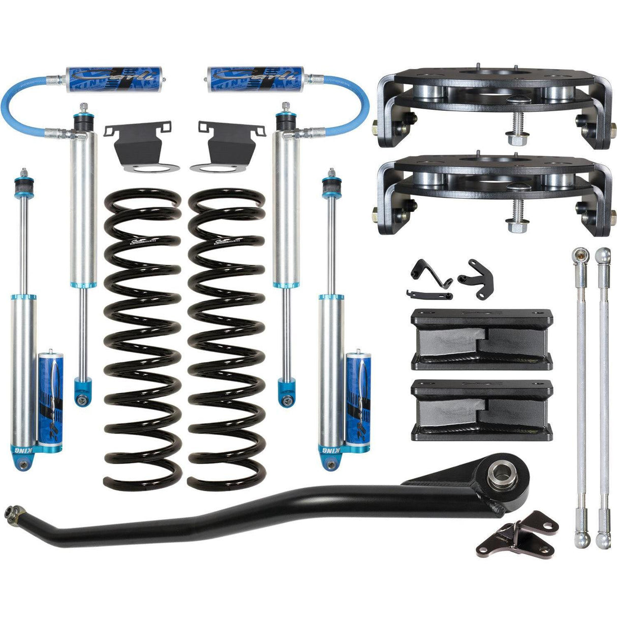2014-2024 Cummins Pintop 2.5” Leveling Kit w/ Air Ride (CS-DPT25-LVL-1419-D-AR)-Leveling Kit-Carli Suspension-Dirty Diesel Customs