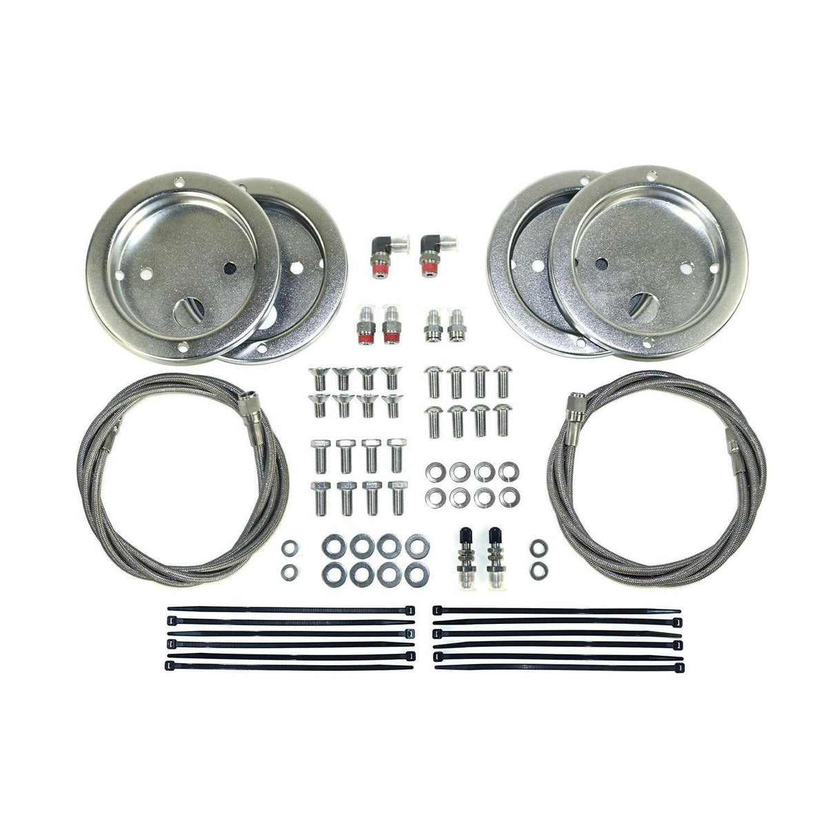 2014-2025 Cummins Alpha HD Pro S Air Suspension Kit (HP10206-J-S)-Air Bags-PACBRAKE-Dirty Diesel Customs