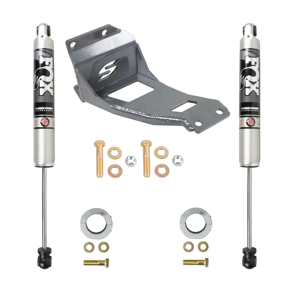 2014+ Cummins Dual Steering Stabilizer Kit (8710-XX)-Steering Stabilizer-Synergy MFG-8710-03-Dirty Diesel Customs