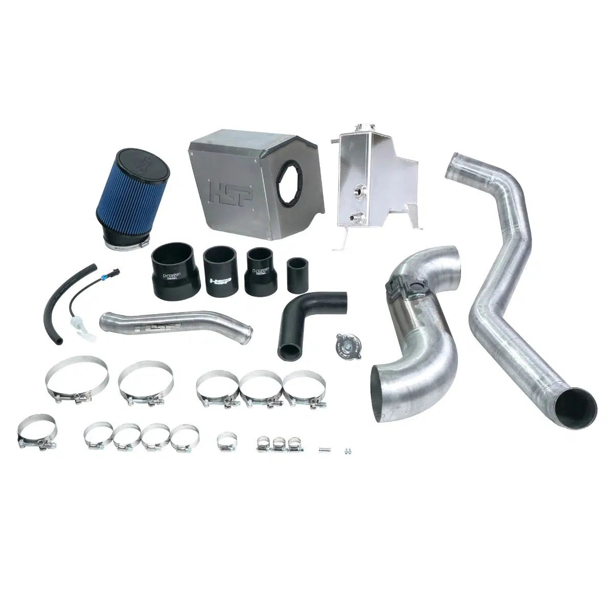 2015-2016 Duramax Deluxe No Bridge / Cold Side Bundle Kit (HSP-D-594-3-HSP)-Intake Kit-HSP Diesel-Dirty Diesel Customs