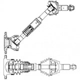 2015-2019 Duramax Extended Travel Front (CV) Axle Assembly (DMAX-8356-EXT)-Front Axle Assembly-DMAX-Dirty Diesel Customs