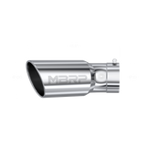 2015-2022 Duramax 6" Rolled Angle Cut Exhaust Tip (T5154)-Exhaust Tips-MBRP-Dirty Diesel Customs