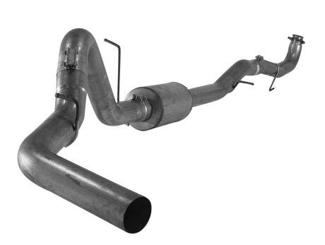 2015.5-2016 Duramax 4" Downpipe Back Exhaust w / Muffler (431018 / 432018)-Downpipe Back Exhaust System-Mel's Manufacturing-432018-Dirty Diesel Customs