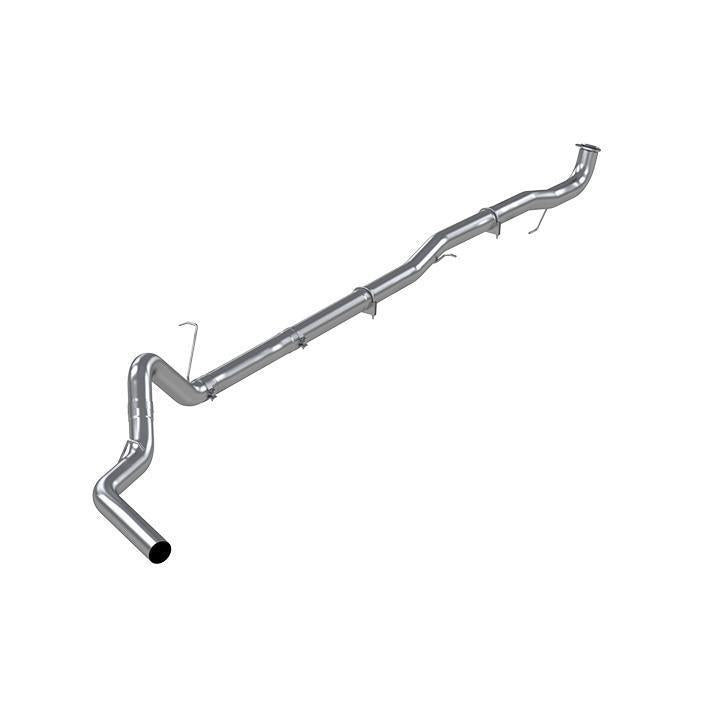 2015.5-2016 Duramax 4" Downpipe Back Race Exhaust System - No Muffler (C6045PLM)-Downpipe Back Exhaust System-P1 Performance Products-Dirty Diesel Customs