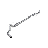 2015.5-2016 Duramax 4" Performance Exhaust w/ Muffler (C6045P)-Downpipe Back Exhaust System-P1 Performance Products-C6045P-Dirty Diesel Customs