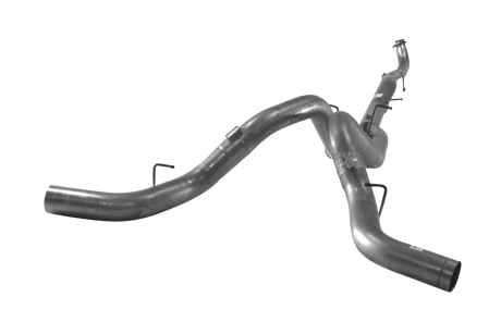 2015.5-2016 Duramax 5" Downpipe Back Dual Exhaust - No Muffler (FLO 771)-Downpipe Back Exhaust System-Flo-Pro-FLO-SS771-Dirty Diesel Customs