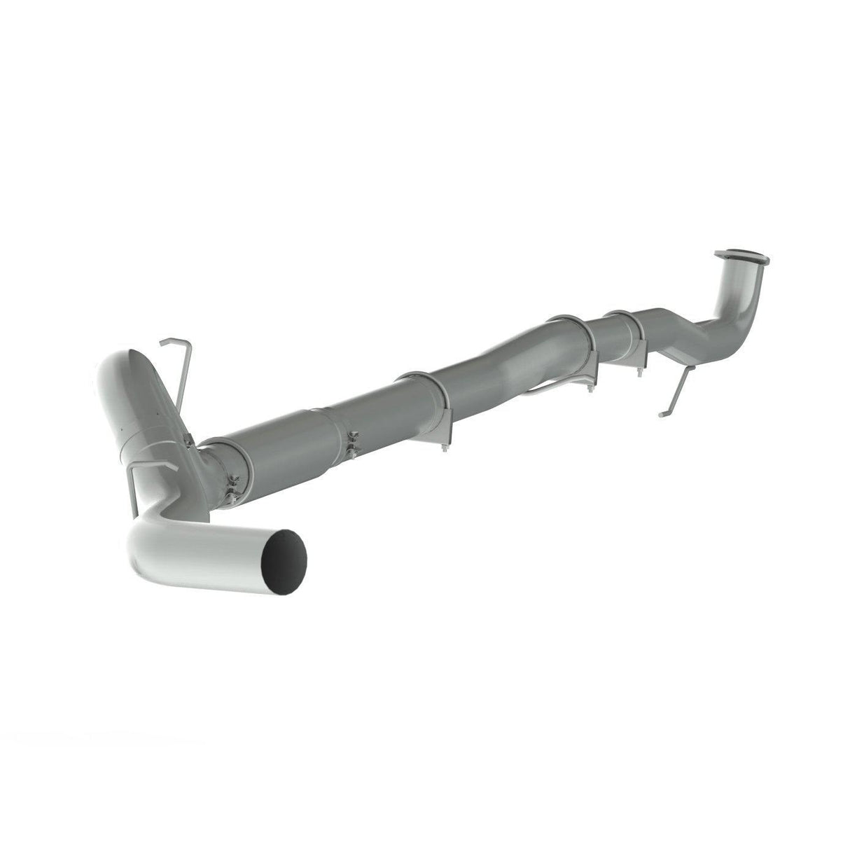2015.5-2016 Duramax 5" Performance Exhaust System w/ Muffler(C6049P)-Downpipe Back Exhaust System-P1 Performance Products-C6049P-Dirty Diesel Customs
