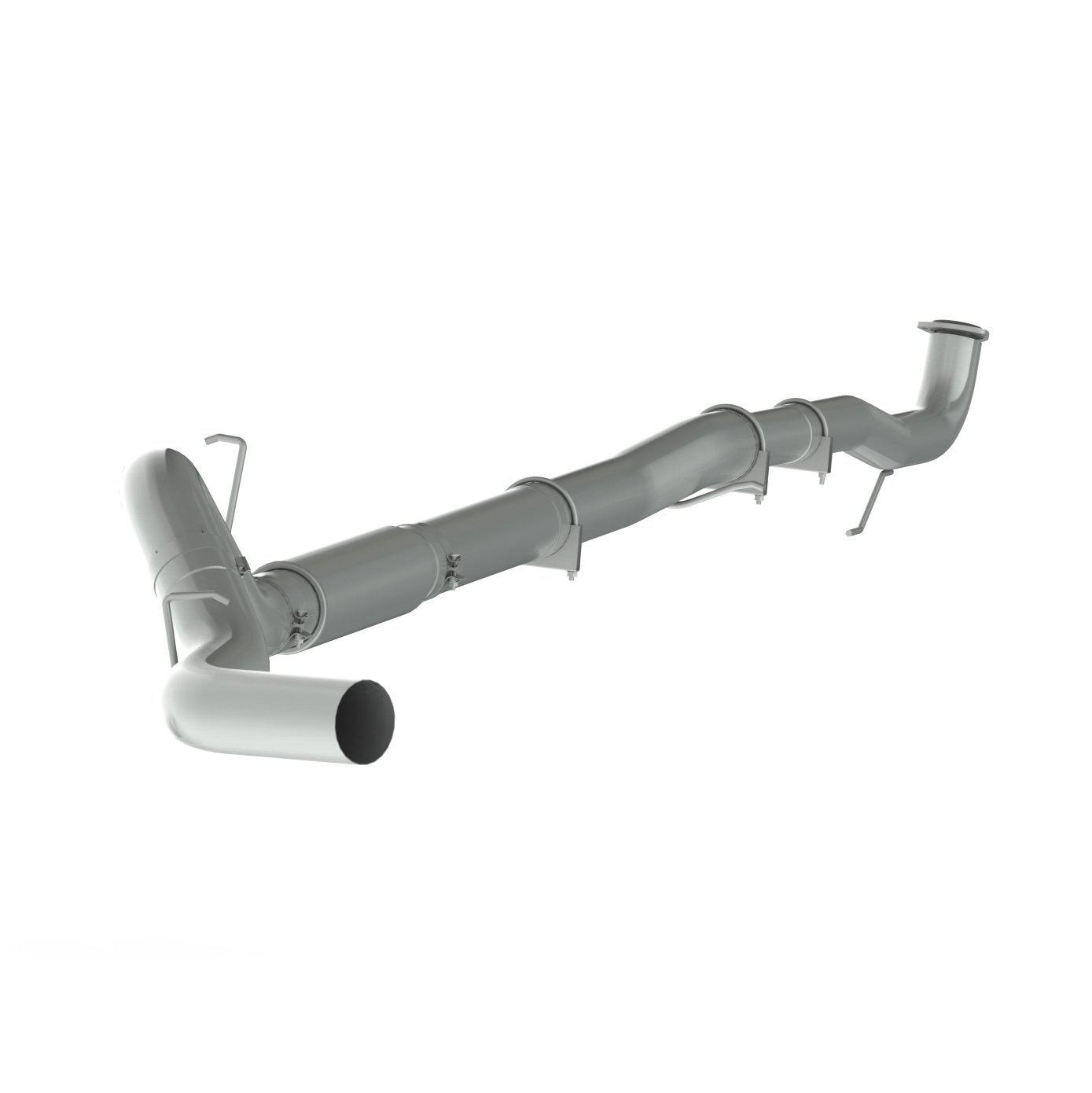 2015.5-2016 Duramax 5" Performance Exhaust System w/ Muffler(C6049P)-Downpipe Back Exhaust System-P1 Performance Products-C6049P-Dirty Diesel Customs