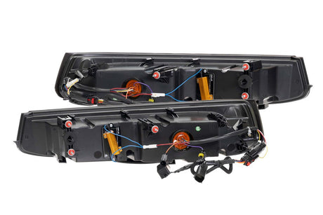 2016-2018 Chevrolet Camaro XB LED Lambo Smoked Tail Lights (LF401)