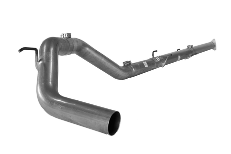 2016-2019 Nissan Cummins 4" Downpipe Back Exhaust - No Muffler (FLO 878NM)-Downpipe Back Exhaust System-Flo-Pro-442002-Dirty Diesel Customs