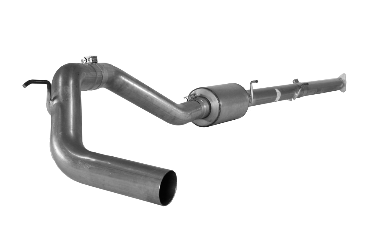 2016-2019 Nissan Cummins 4" Downpipe Back Exhaust w/ Muffler (FLO-878)-Downpipe Back Exhaust System-Flo-Pro-441001-Dirty Diesel Customs