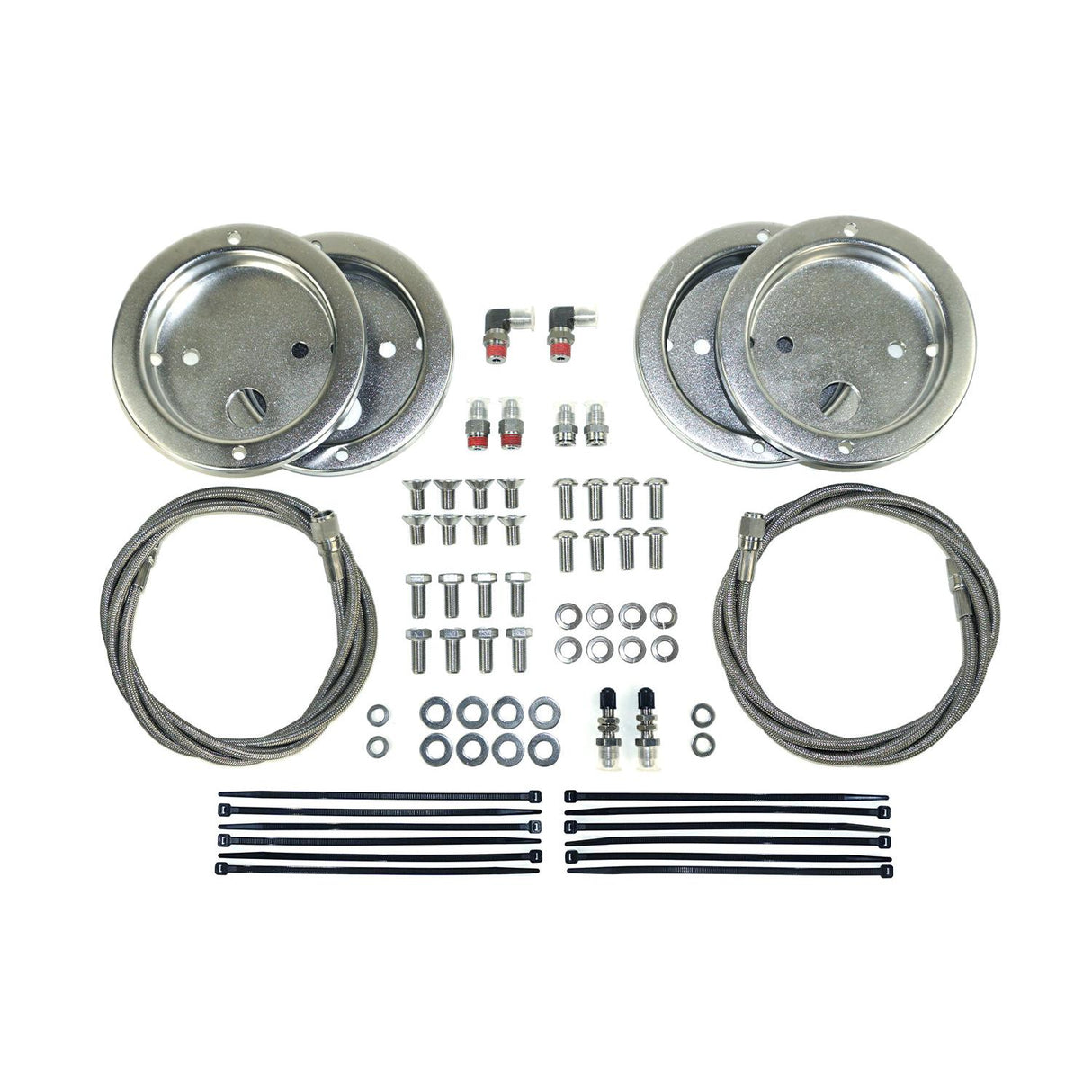 2016-2019 Titan XD Alpha HD Pro S Air Suspension Kit (HP10338-J-S)-Air Bags-PACBRAKE-Dirty Diesel Customs