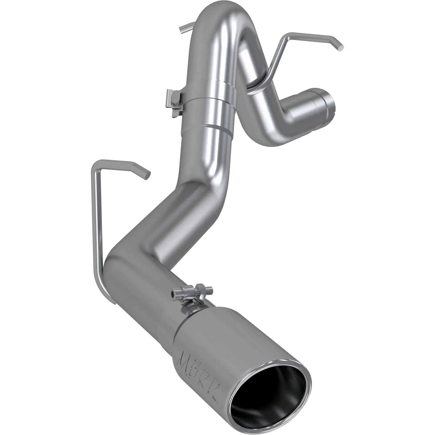 2016-2022 2.8L Duramax 3" SS DPF Back Exhaust Single Side Exit - No Muffler (S6058304)-Filter Back Exhaust System-MBRP-Dirty Diesel Customs