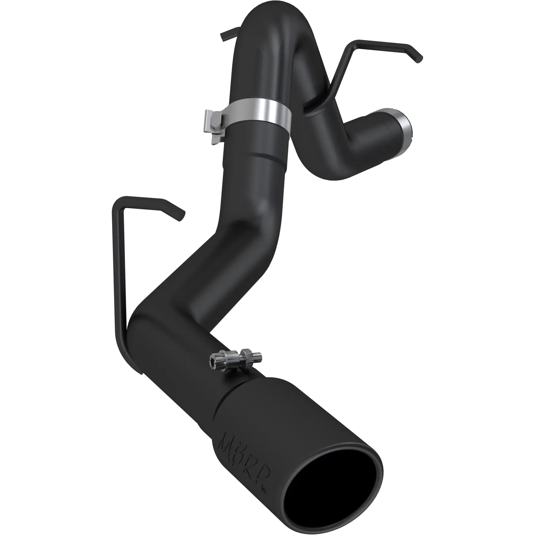 2016-2022 2.8L Duramax MBRP 3" SS DPF-Back Exhaust Single Side Exit - No Muffler (S6058BLK)-Filter Back Exhaust System-MBRP-Dirty Diesel Customs