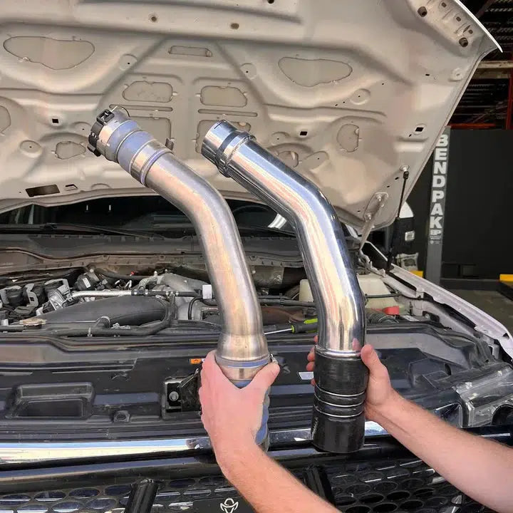 2016-2026 Powerstroke S&B Hot Side Intercooler Pipe (83-200X)-Intercooler Piping-S&B Filters-Dirty Diesel Customs