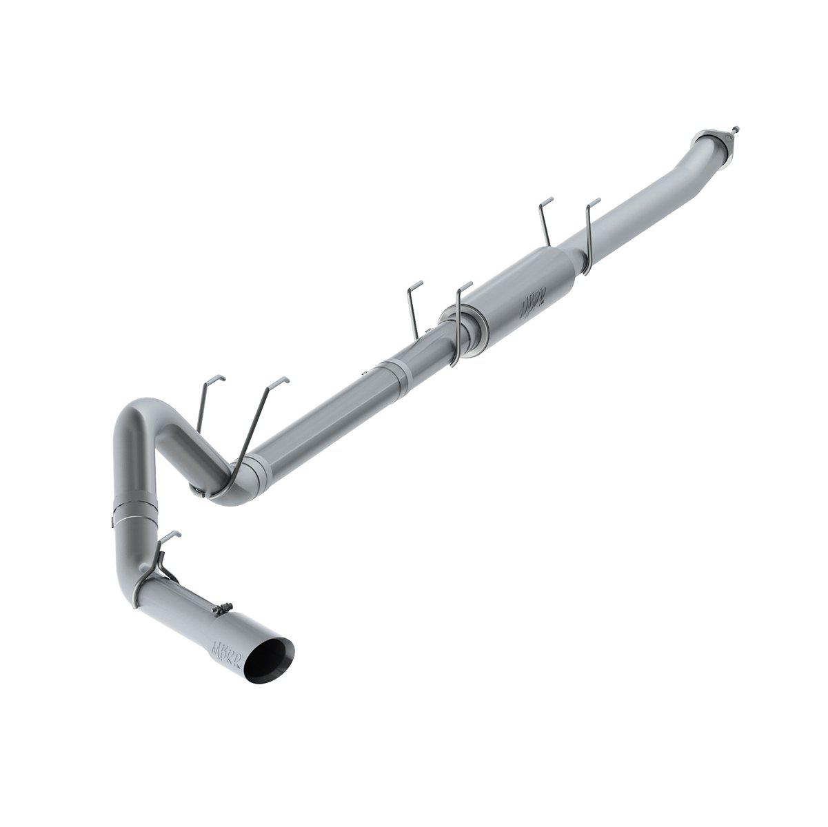 2017-2018 Powerstroke SS 4" Downpipe Back Exhaust w/ Muffler (C6292304)-Downpipe Back Exhaust System-P1 Performance Products-C6292304-Dirty Diesel Customs