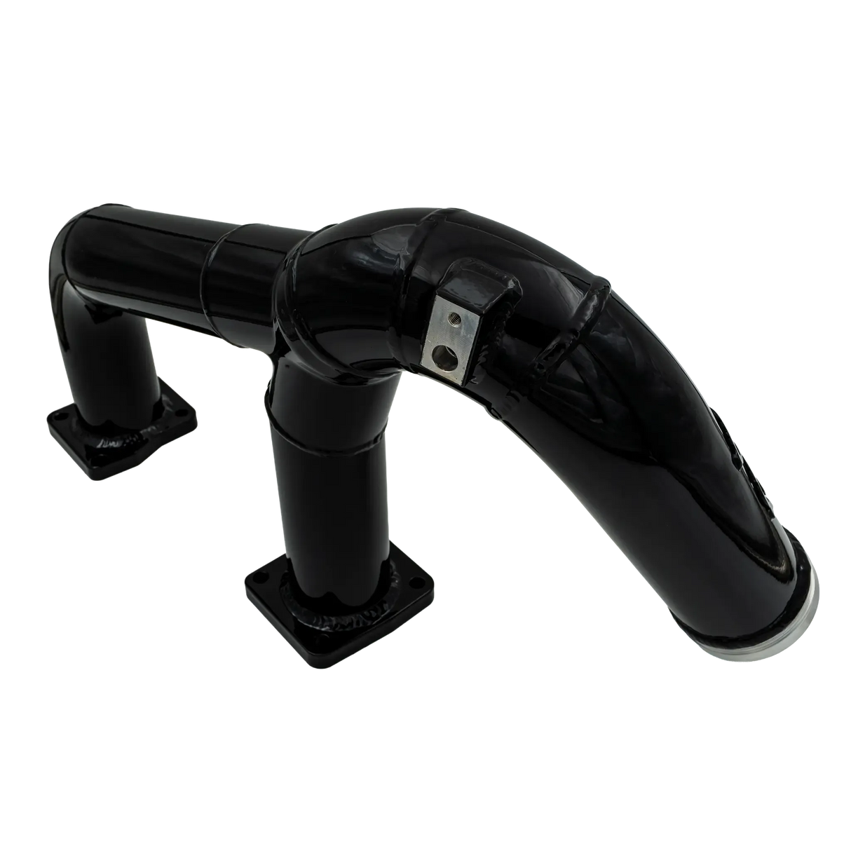 2017-2019 Duramax 3" High Flow Intake Y-Bridge Double Rainbow (L5P-INT-A024)-Intake Elbows-Dirty Diesel Customs-Dirty Diesel Customs