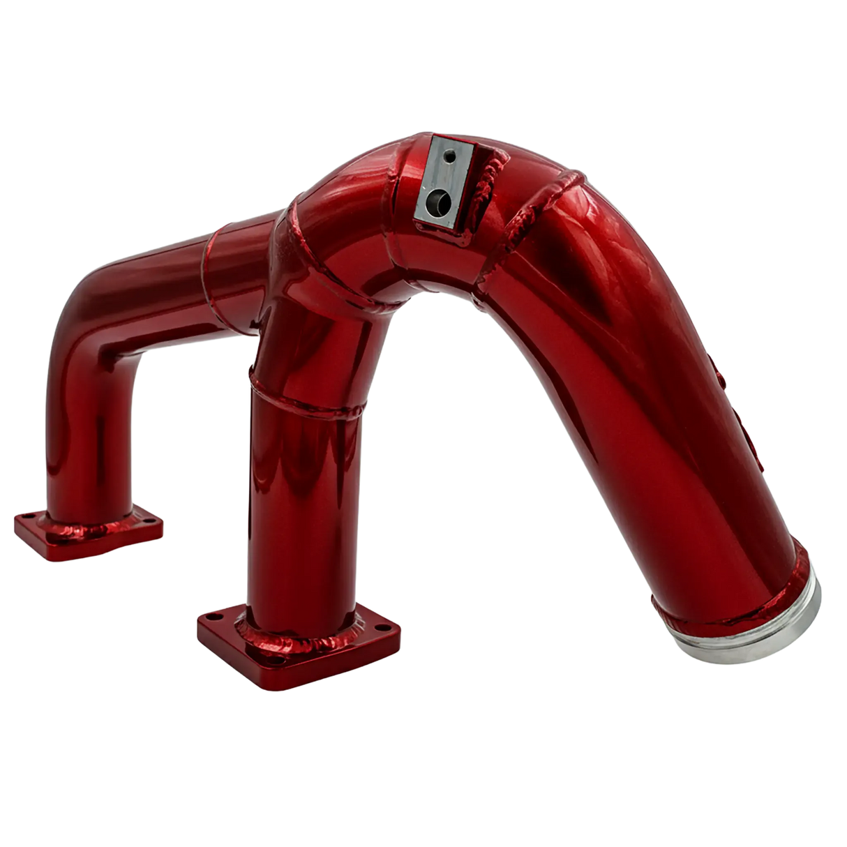2017-2019 Duramax 3" High Flow Intake Y-Bridge Double Rainbow (L5P-INT-A024)-Intake Elbows-Dirty Diesel Customs-Dirty Diesel Customs