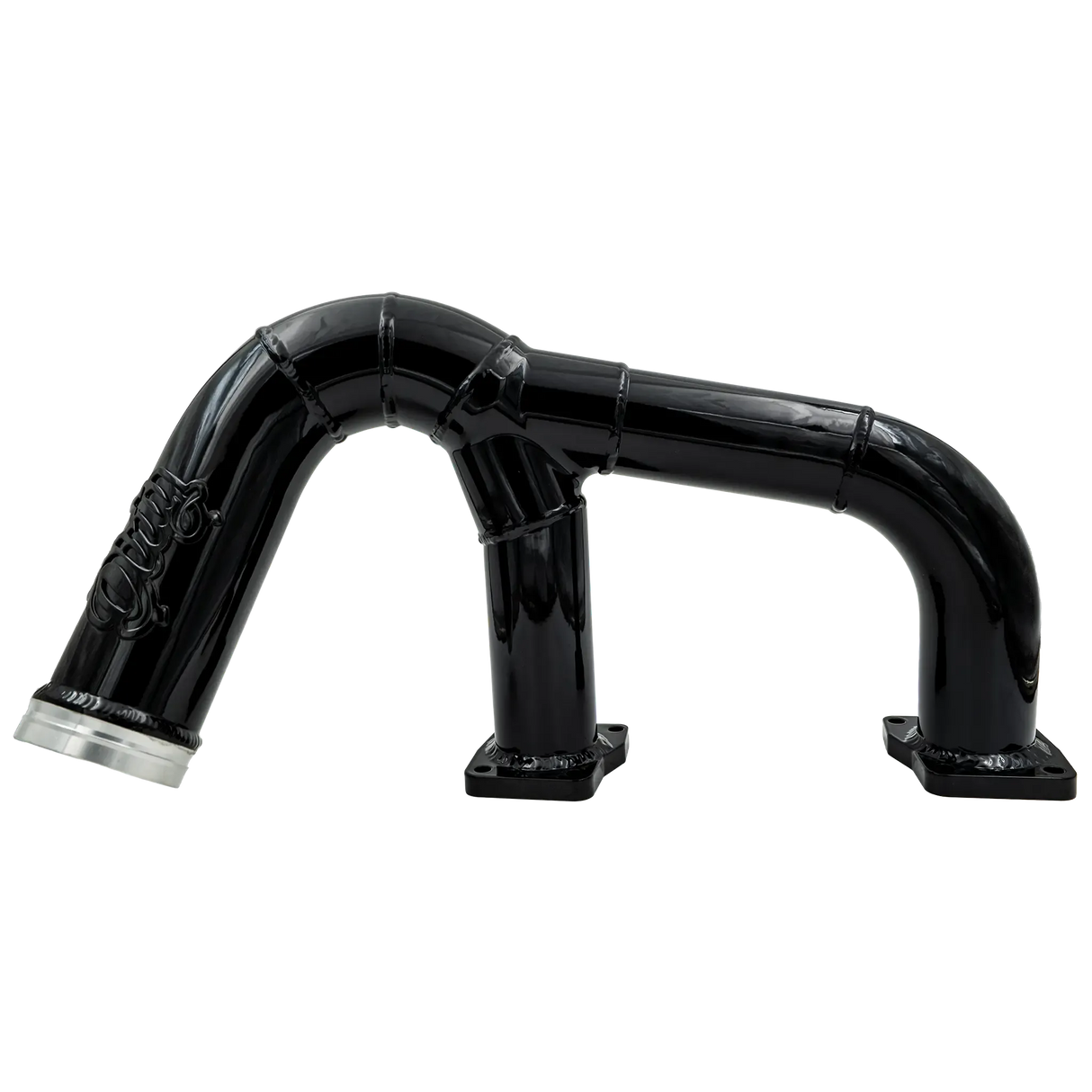 2017-2019 Duramax 3" High Flow Intake Y-Bridge Double Rainbow (L5P-INT-A024)-Intake Elbows-Dirty Diesel Customs-L5P-INT-A024-0132-HGB-Dirty Diesel Customs