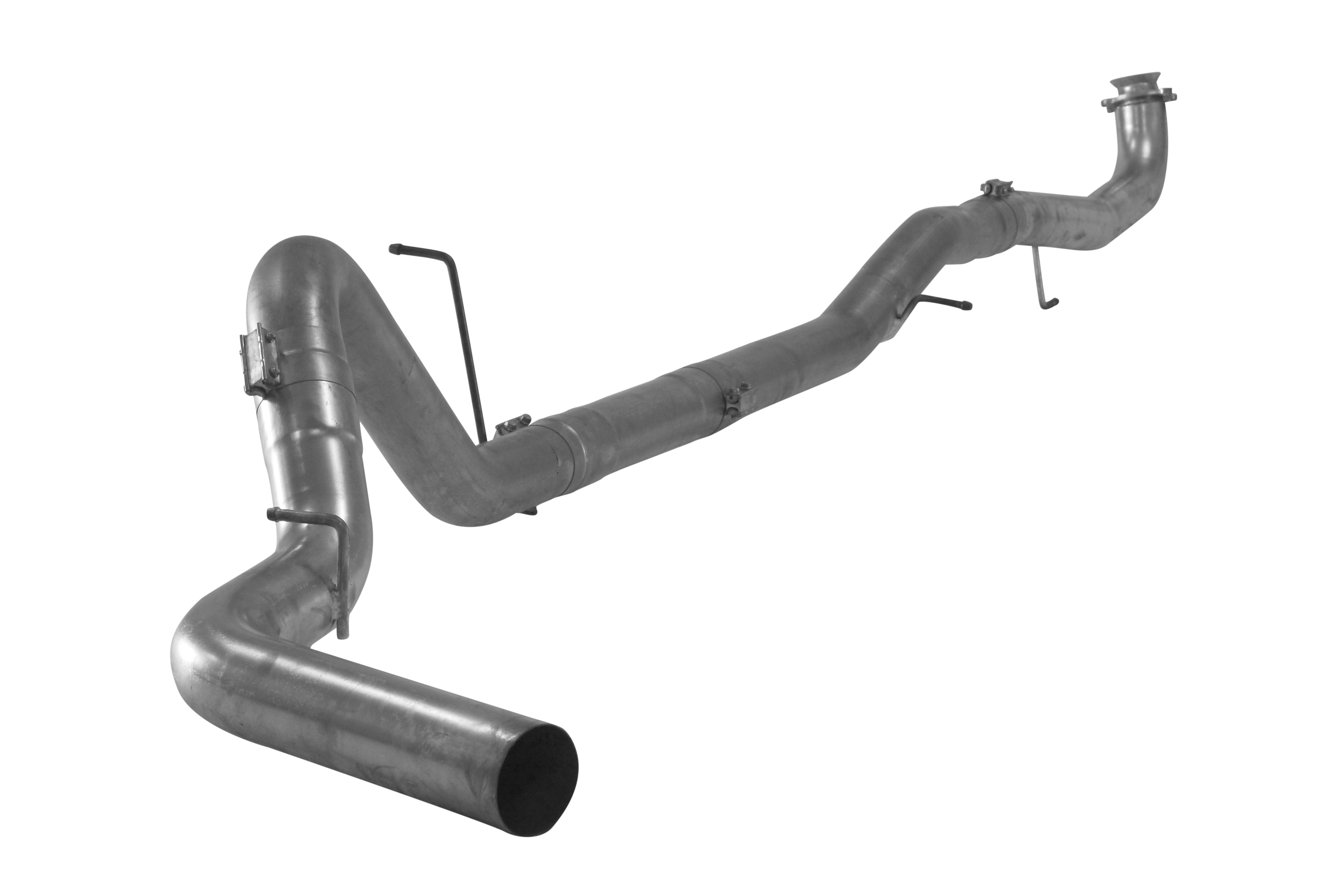 2017-2019 Duramax 4" Downpipe Back Exhaust - No Muffler (431022 / 432022)-Downpipe Back Exhaust System-Mel's Manufacturing-431022-Dirty Diesel Customs