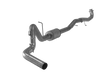 2017-2019 Duramax 4" Downpipe Back Exhaust w/ Muffler (FLO-880)-Downpipe Back Exhaust System-Flo-Pro-431021-Dirty Diesel Customs