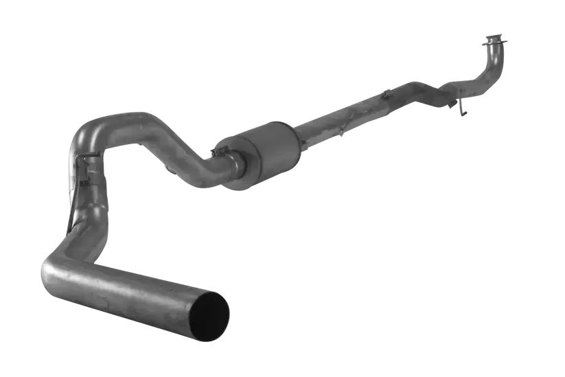 2017-2019 Duramax C&C 4" Downpipe Back Exhaust w/ Muffler (431024)-Downpipe Back Exhaust System-Mel's Manufacturing-Dirty Diesel Customs