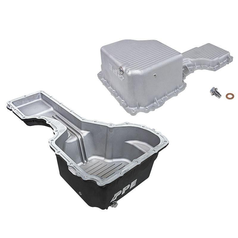 2017-2019 Duramax Deep-Capacity Black Cast Aluminum Oil Pan (114053020)-Oil Pan-PPE-Dirty Diesel Customs