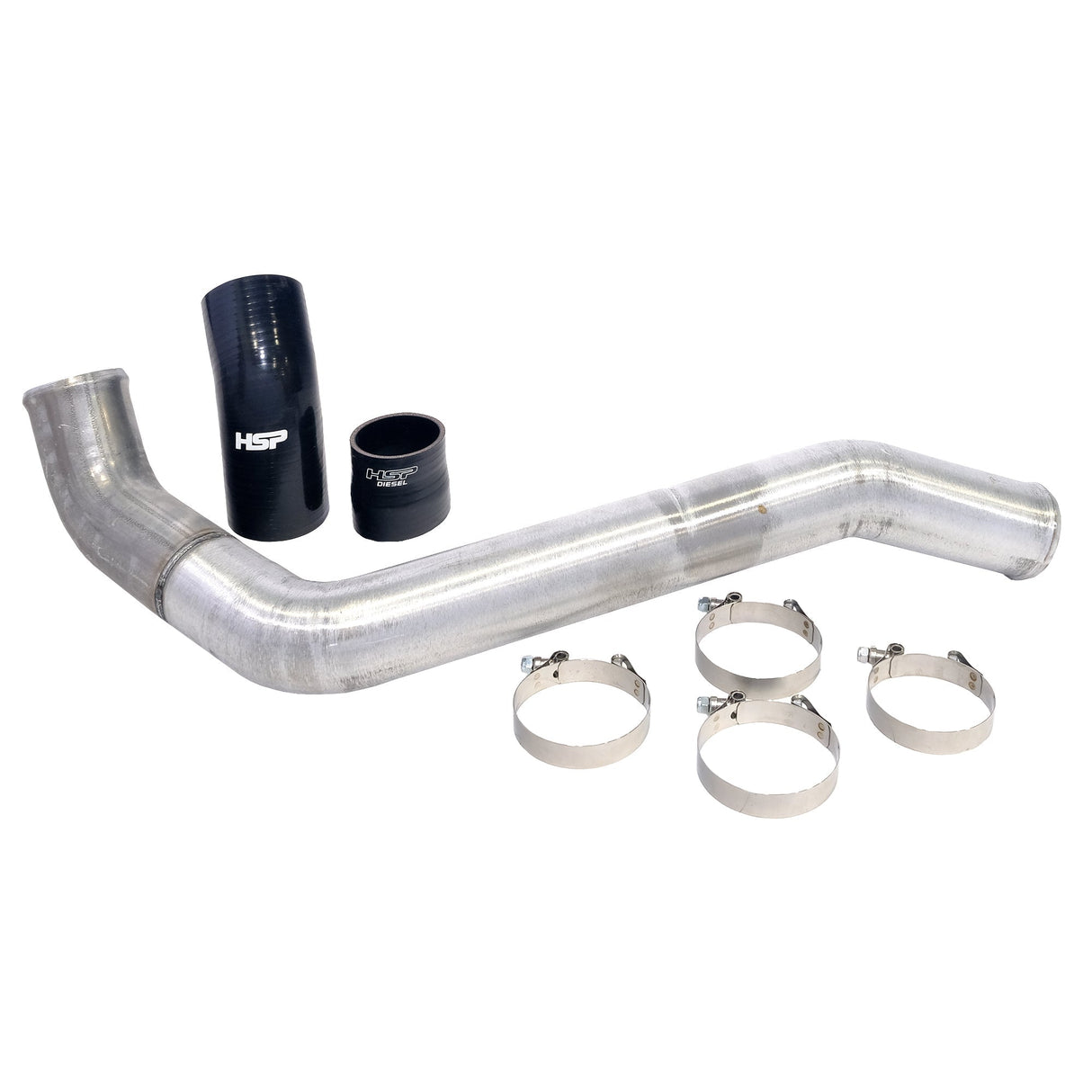 2017-2019 Duramax Hot Side Tube (600-1-HSP)-Intercooler Piping-HSP Diesel-600-1-HSP-RAW-Dirty Diesel Customs