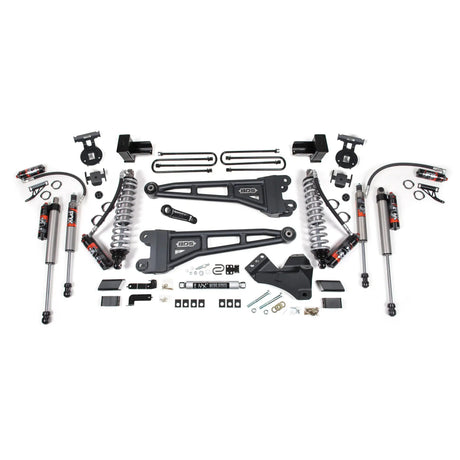 2017-2019 Powerstroke 4" Coilover Conversion Radius Arm Lift Kit (BDS1557FPE)-Lift Kit-BDS-Dirty Diesel Customs