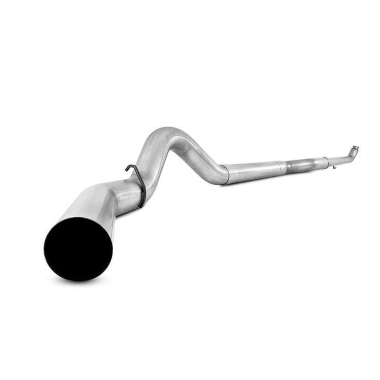 2017-2019 Powerstroke 4" Downpipe Back Race Exhaust System - No Muffler (C6292PLM)-Downpipe Back Exhaust System-P1 Performance Products-C6292PLM-Dirty Diesel Customs
