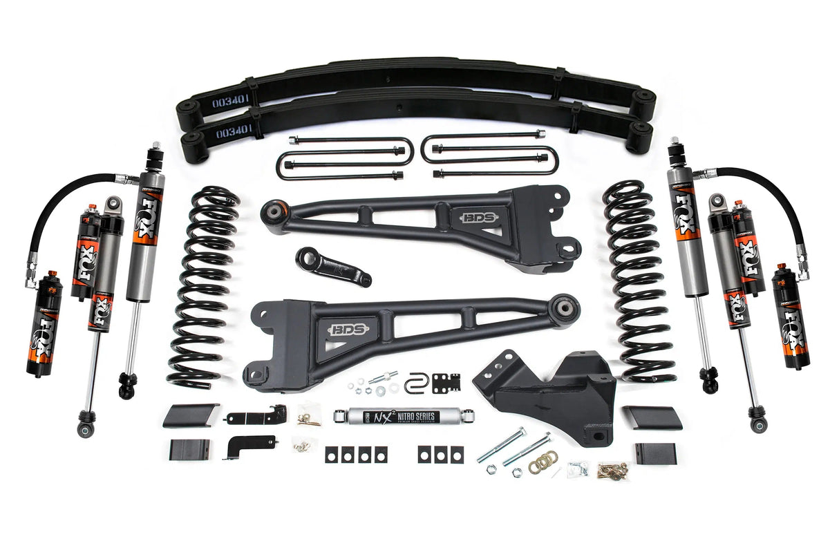 2017-2019 Powerstroke 4" Radius Arm Lift Kit (BDS1520H)-Lift Kit-BDS-Dirty Diesel Customs