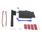 2017-2019 Powerstroke Battery Relocation Kit (HSP-P-425-2-HSP)-Battery Hold Down-HSP Diesel-HSP-P-425-2-HSP-CB-Dirty Diesel Customs