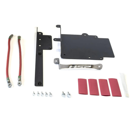 2017-2019 Powerstroke Battery Relocation Kit (HSP-P-425-2-HSP)-Battery Hold Down-HSP Diesel-HSP-P-425-2-HSP-RAW-Dirty Diesel Customs