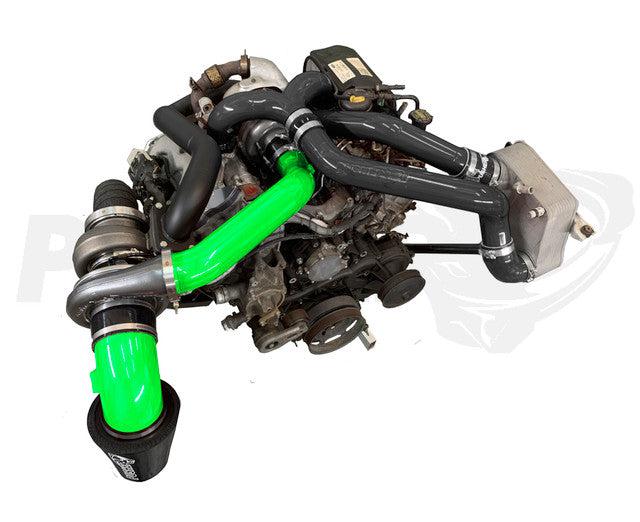 2017-2019 Powerstroke Compound Turbo System (PFP1719CS)-Compound Turbo Kit-Pusher-Dirty Diesel Customs