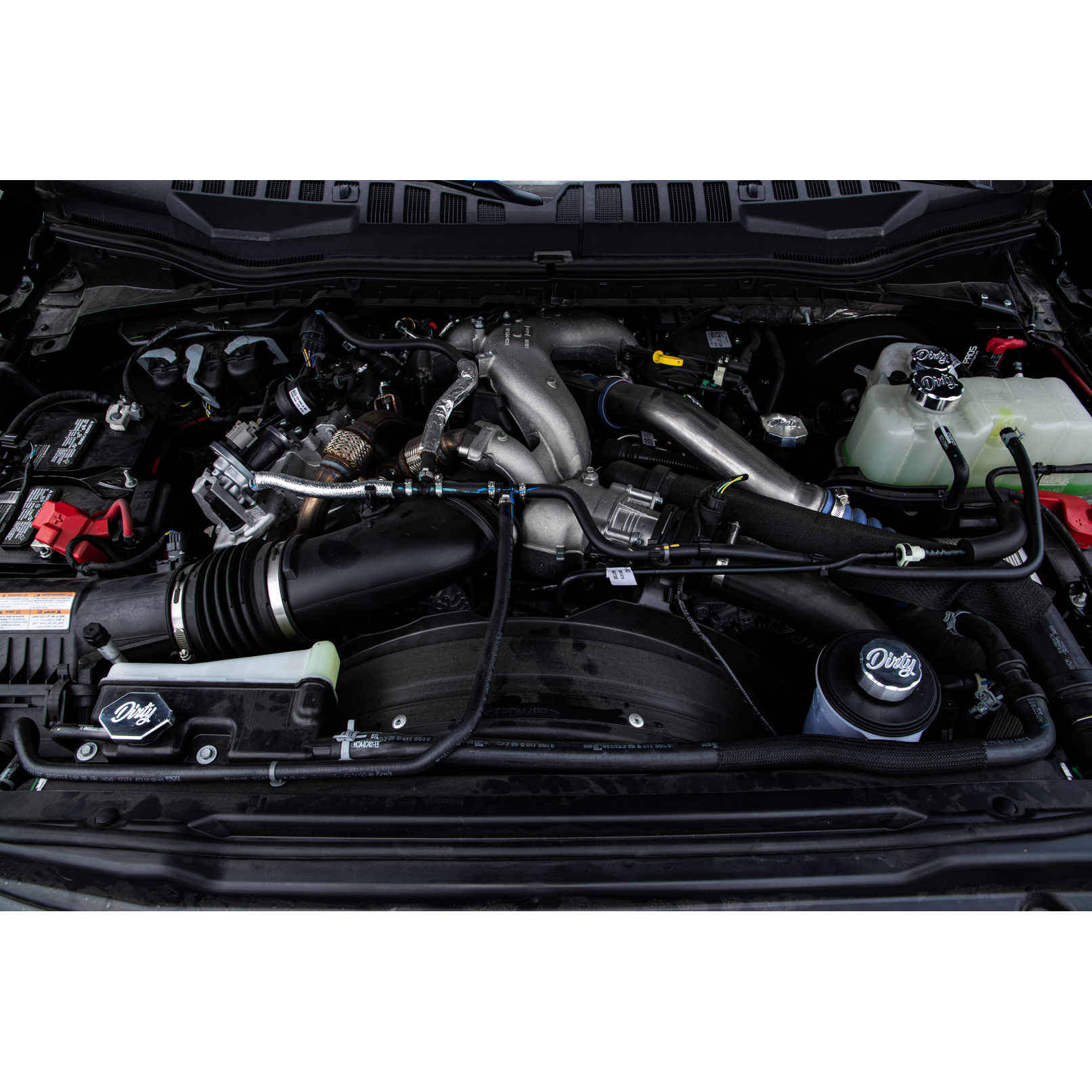 2017-2019 Powerstroke Engine Dress Up Kit (067-ENG-A073)-Engine Caps-Dirty Diesel Customs-Dirty Diesel Customs