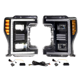 2017-2019 Powerstroke XB Hybrid LED Headlights (LF554.2)-Headlights-Morimoto-Dirty Diesel Customs