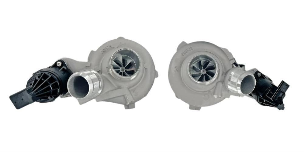 2017-2020 EcoBoost Stealth Tomahawk Twin Turbo Kit (DM2JLH040700000)-Stock Turbocharger-Calibrated Power-Dirty Diesel Customs