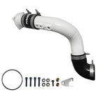 2017-2022 Powerstroke HD 3" Cold Side Charge Tube w/ Throttle Valve Replacement (PFP17XXBTR)-Intercooler Piping-Pusher-PFP17XXBTR_W-Dirty Diesel Customs