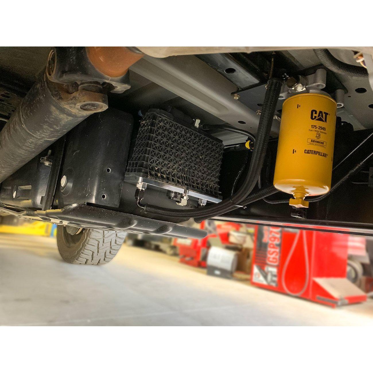 2017-2022 Powerstroke Lower Fuel Tank Upgrade Kit (121006)-Fuel Filter Conversion Kit-H&S Motorsports-Dirty Diesel Customs
