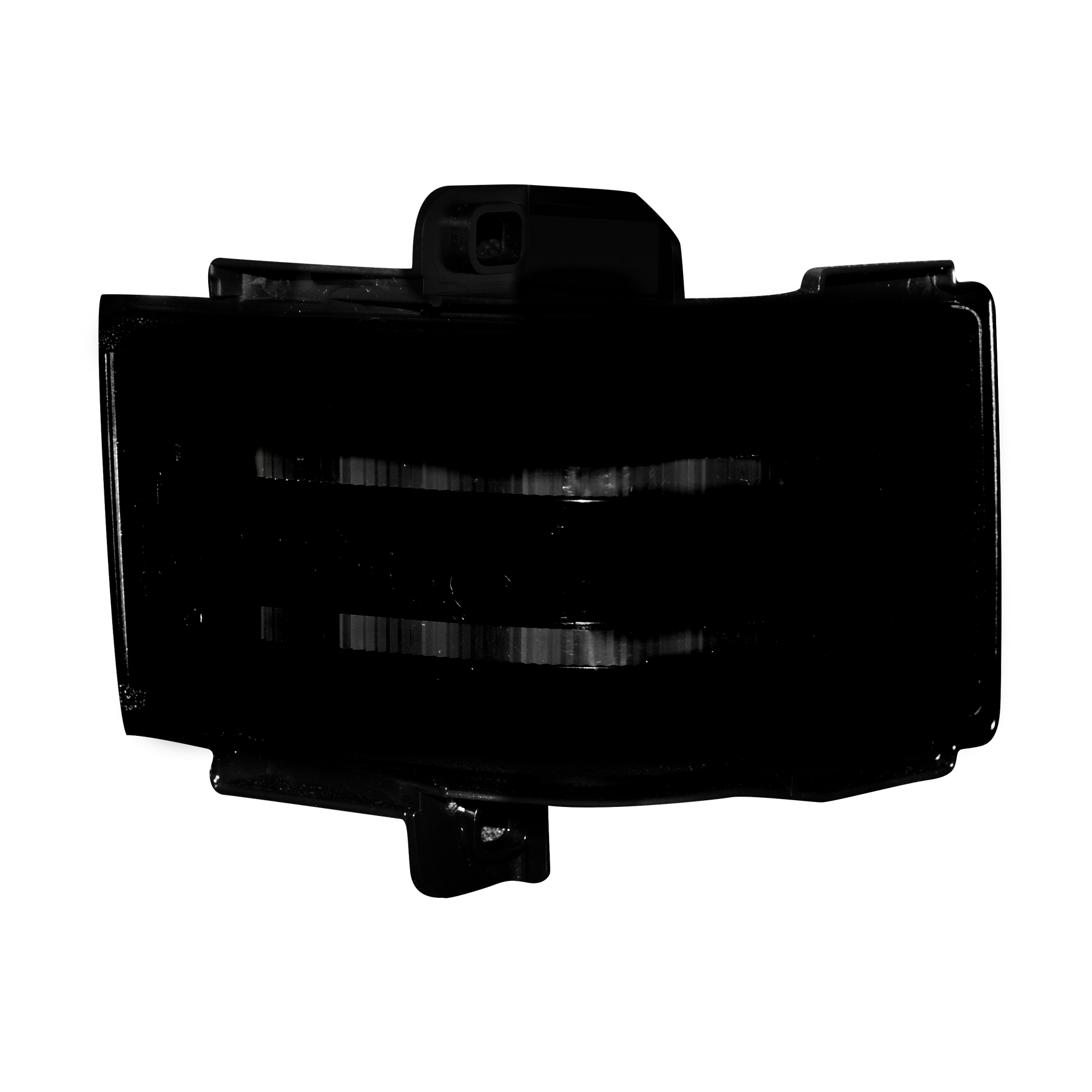 2017-2022 Powerstroke Smoked LED Side Mirror Lense Set (264245WHBK)-Side Mirror Lenses-RECON Lights-264245WHBK-Dirty Diesel Customs