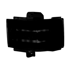 2017-2022 Powerstroke Smoked LED Side Mirror Lense Set (264245WHBK)-Side Mirror Lenses-RECON Lights-264245WHBK-Dirty Diesel Customs