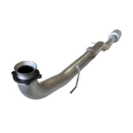 2017-2023 Duramax 4" CAT & DPF Race Pipe w/ Muffler (431031)-Delete Pipe-Flo-Pro-Dirty Diesel Customs