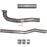 2017-2023 Duramax 4" SS CAT & DPF Delete Pipe - No Muffler (DDC-3GM17)-Delete Pipe-Dirty Diesel Customs-Dirty Diesel Customs