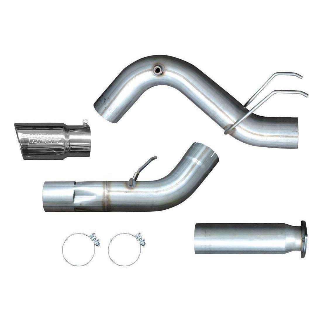 2017-2023 Powerstroke 5" SS Filter Back Exhaust - No Muffler (SD-6.7PEX17)-Filter Back Exhaust System-Sinister-Dirty Diesel Customs
