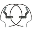 2017-2023 Powerstroke Front Braided Brake Lines w/ 2.5-3.5" Lift (CS-FORDBBL-LVL-17-F)-Brake Lines-Carli Suspension-Dirty Diesel Customs