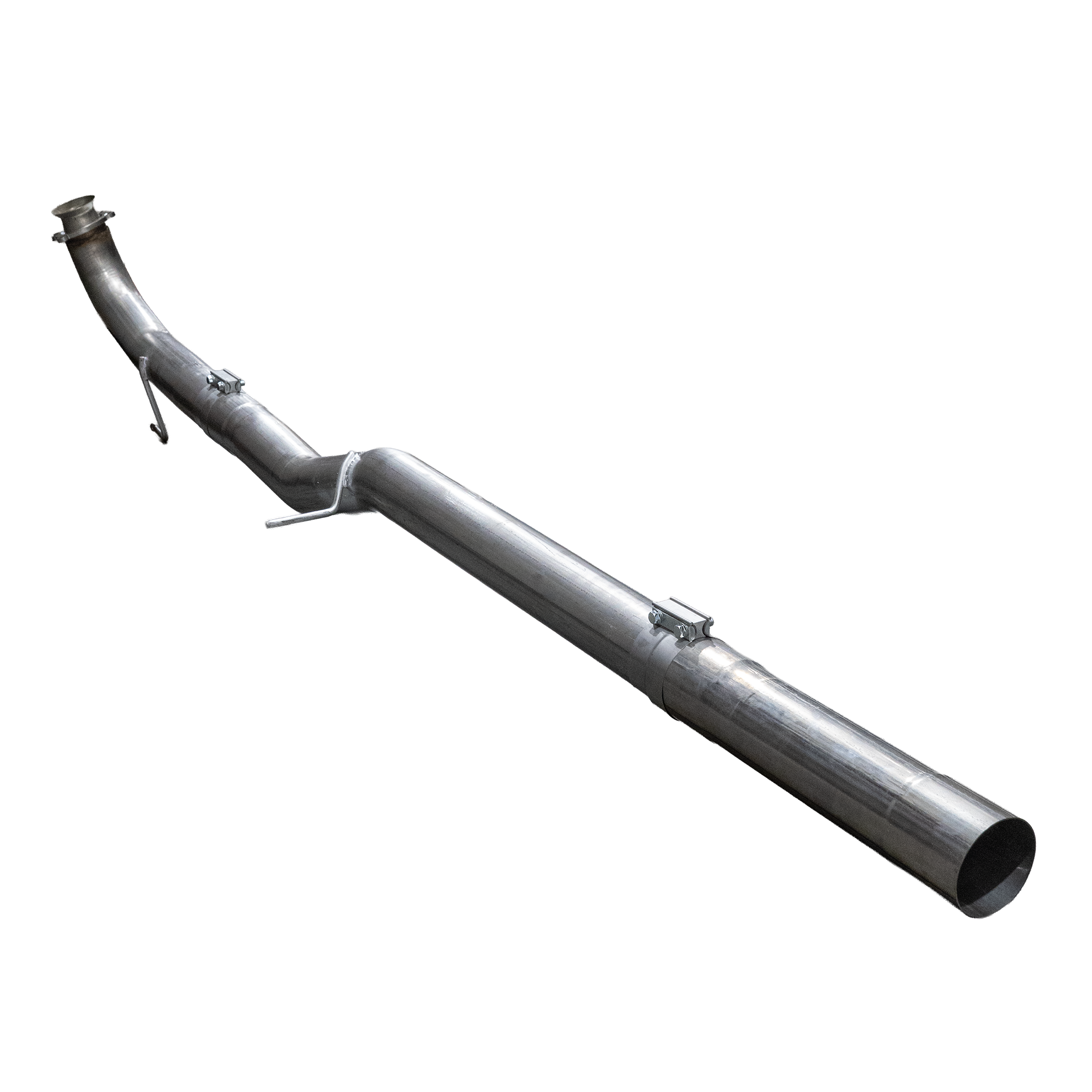 2017-2023 Duramax 4" SS Cat & DPF Delete Pipe - No Muffler - Delete Pipe - Dirty Diesel Customs