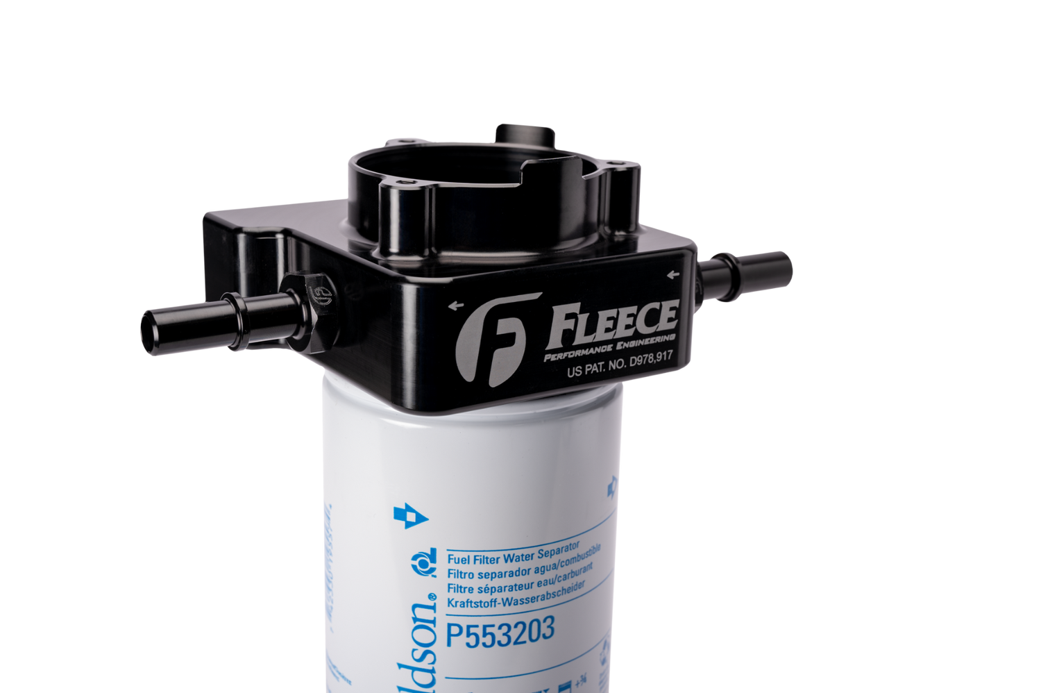 2017-2024 Duramax Fuel Filter Upgrade Kit (FPE-L5P-FFBA-1719)-Fuel Filter Adapter-Fleece Performance-Dirty Diesel Customs